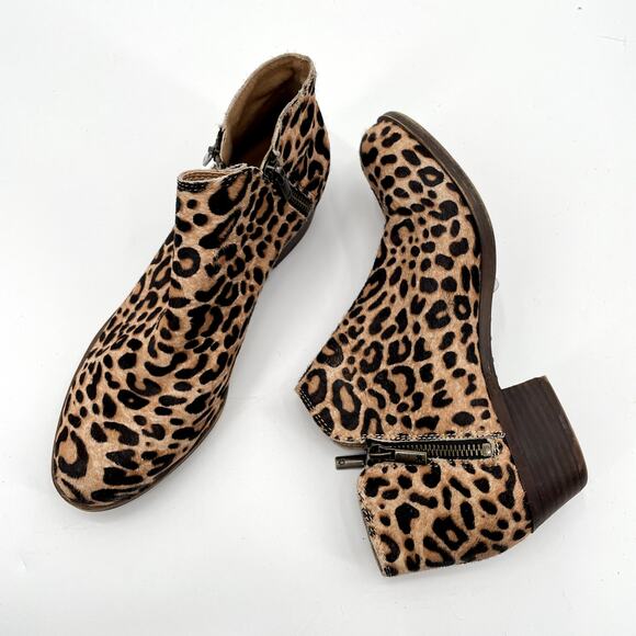 Lucky Brand Basel Burklee Animal Print Bootie // 7.5 - Picture 1 of 9